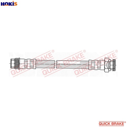 Brake hose 076 for - 27.076,