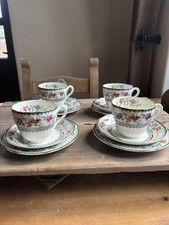 Spode Chinese Rose, 4 cups, saucers & side plates