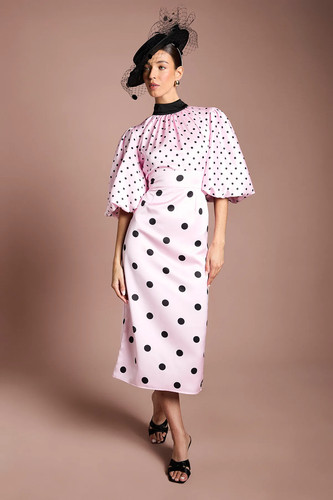 Coast pink midi dress - coast,