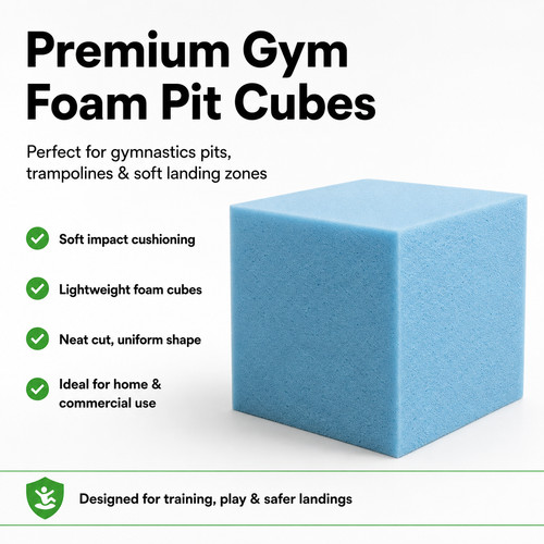 Foam pit cubes - foam, cubes,trampoline
