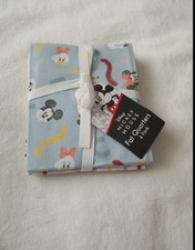 4x Disney Mickey Mouse Minnie Mouse Donald Duck Pluto Goofy Fat Quarters
