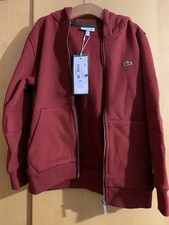 Lacoste Boys Burgundy Tracksuit Set