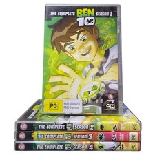 Ben 10 Complete Seasons 1-4 DVD Set Cartoon Network Madman PG Animated Series
