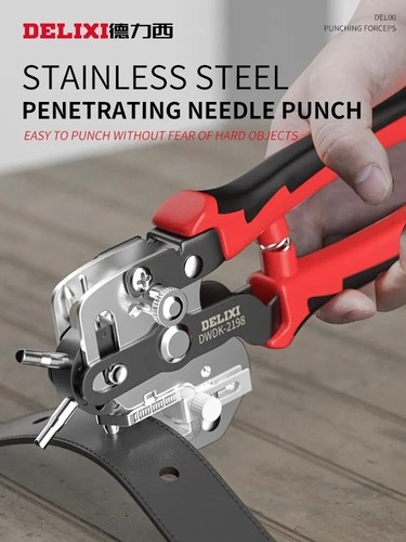 Leather hole punch plier - hole,