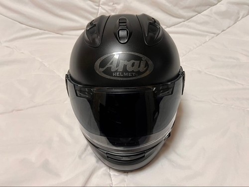Arai matte black helmet - rx-7x,