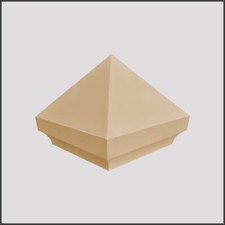 Arrowhead Pier Cap Cast Stone