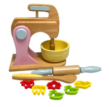 Kidkraft  Kitchen Mixer Pastel Wooden Pretend Play Toy Mixer & Accessories
