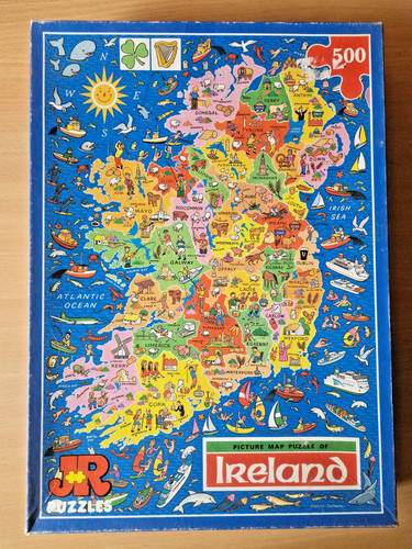 Picture map ireland rare - jr,