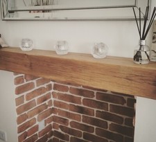 Solid British Oak Mantle