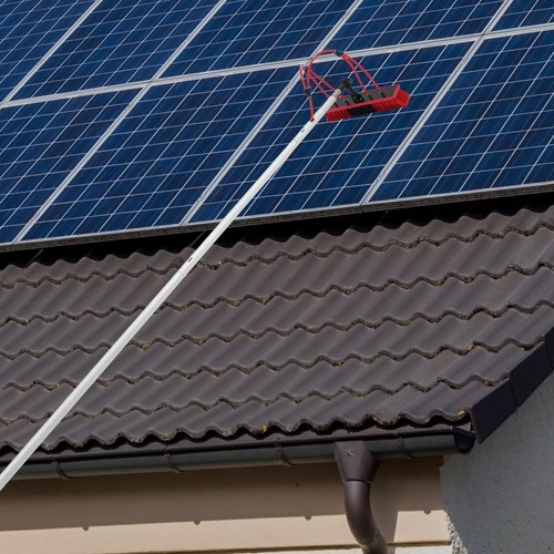 Solar panel cleaning - panel,