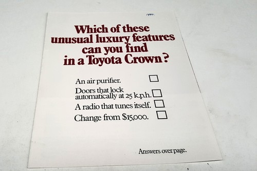 1982 toyota crown - ?,
