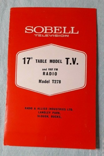 Sobell radio vhf fm - , 17"