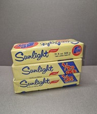 Vintage Sunlight Soap 2 x Bar Packs, 1970's Sealed In Waxed Paper #162