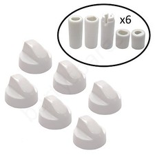 6 Control Knobs Cooker Oven