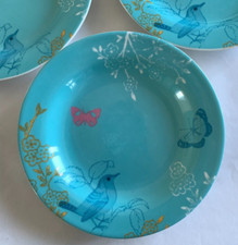 Portmeirion Dawn Chorus Turquoise Tea Plate 17cm Used Very Good Condition