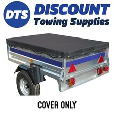 Daxara 147 Quality Black Water proof Trailer Cover 1500mm x 1050mm Bungee Cord