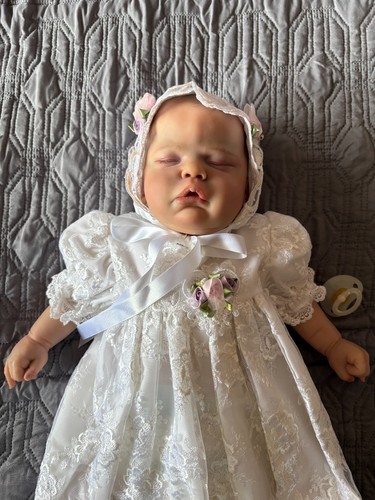 Reborn baby girl doll - girl, evelyn