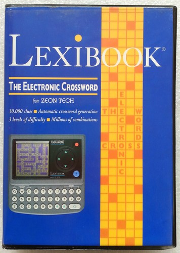 Lexibook electronic crossword - lexibook,
