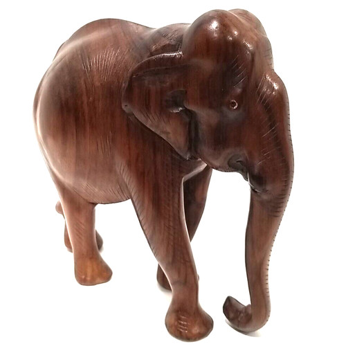 Vintage hand carved wooden - carved,