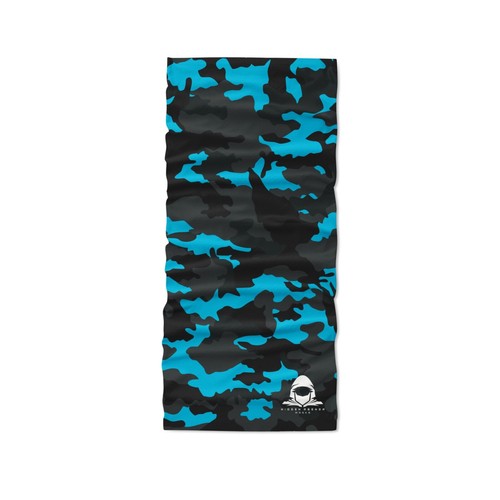 Aqua camo snood - camo,