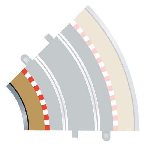 Scalextric c8225 radius 2 - 4x,