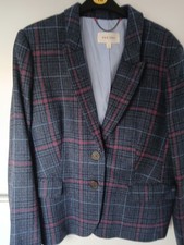 Perfect Una Tartan Jacket. Never Worn. Size 16 Excellent Condition .