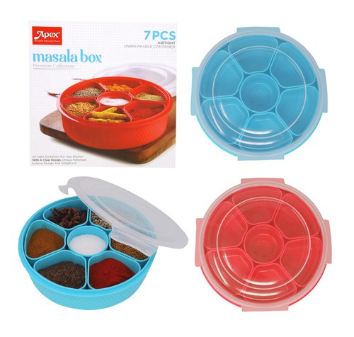 Plastic spice tin - spice, masala