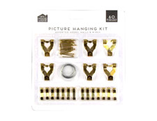 60 x Assorted Picture Hanging