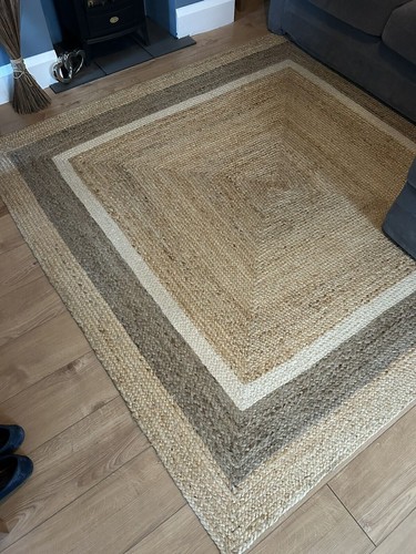 Jute rug rectangle floor - rectangle,