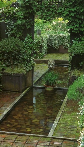 Plain garden mirror - garden,