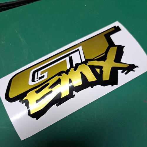 Bmx bike sticker black - gt,