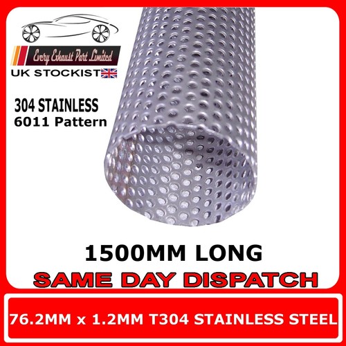 76mm exhaust - 76mm, 60"