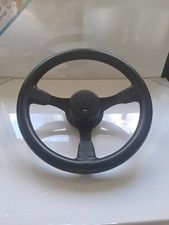 Genuine Ford RS 3 Spoke Steering Wheel On Sierra Boss And Horn Push Handstitched
