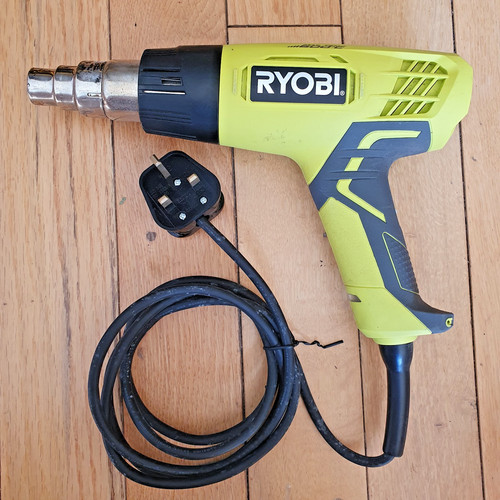 Ryobi hot air heat gun - hot,
