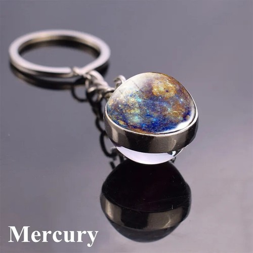 Solar system keychain double - solar,
