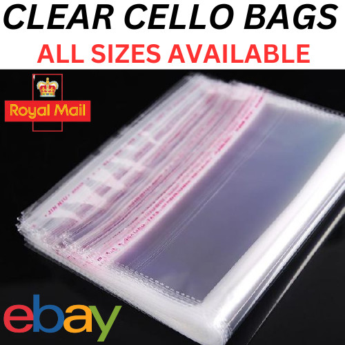 Clear cello bags cellophane - clear,