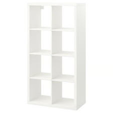New IKEA KALLAX White Shelving
