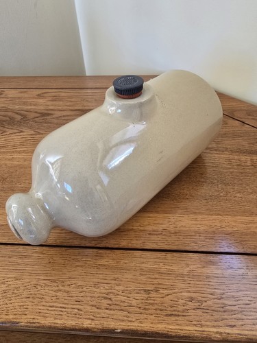 Antique stoneware hot water - stoneware,