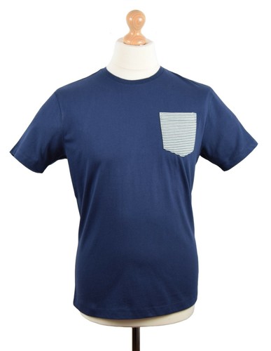 Merc navy pocket shirt - merc,