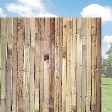 Bamboo Slatted Fence 1m x 4m -