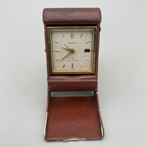 Vintage meister travel clock - travel,