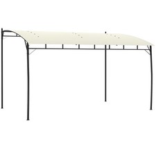Outsunny 3 x 4m Metal Pergola, Outdoor Gazebo UV-Resistant, Cream White