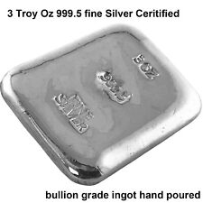 3 Troy Oz 999.5 Fine Silver