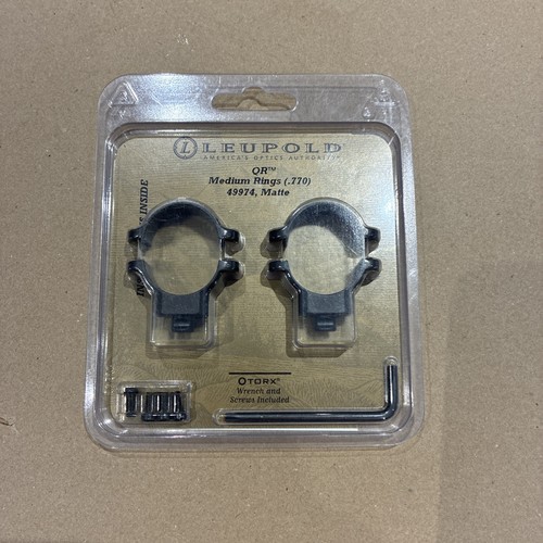 Leupold medium rings - rings, (.770)