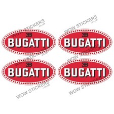 Bugatti Car Stickers laptop Car Van Window (Choose size/Quantity)