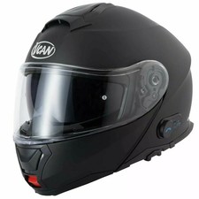 Vcan V272 plain Matt Black Flip Front Bluetooth Motorbike/Motorcycle Helmet