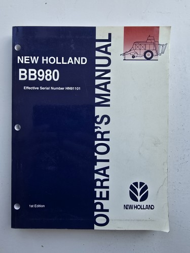New holland bb980 baler - holland,