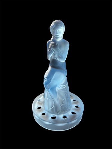 Art deco sowerby frosted - sowerby, blue