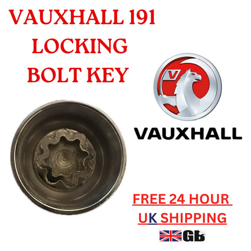 Vauxhall 191 locking wheel nut - wheel,