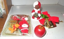 Christmas Lot Resin Santa